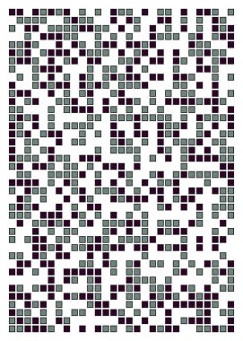 Ofset Quad üretken sanat arkaplan çizimi