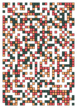 Ofset Quad üretken sanat arkaplan çizimi