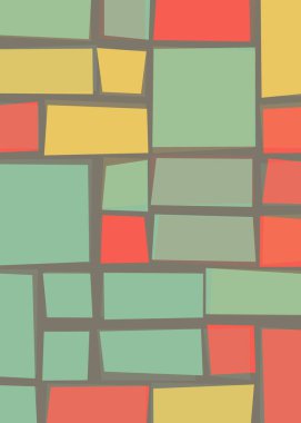 Ofset Quad üretken sanat arkaplan çizimi