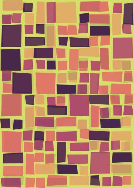 Ofset Quad üretken sanat arkaplan çizimi