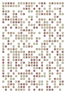 Ofset Quad üretken sanat arkaplan çizimi