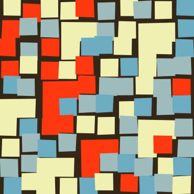 Ofset Quad üretken sanat arkaplan çizimi