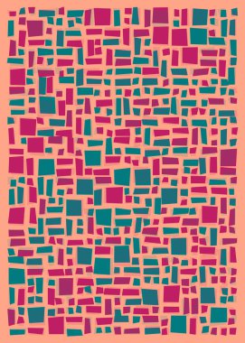 Ofset Quad üretken sanat arkaplan çizimi