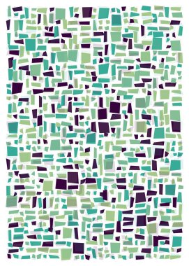 Ofset Quad üretken sanat arkaplan çizimi