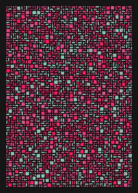 Ofset Quad üretken sanat arkaplan çizimi