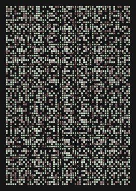 Ofset Quad üretken sanat arkaplan çizimi