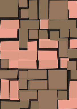 Ofset Quad üretken sanat arkaplan çizimi