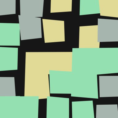 Ofset Quad üretken sanat arkaplan çizimi