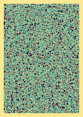 Ofset Quad üretken sanat arkaplan çizimi