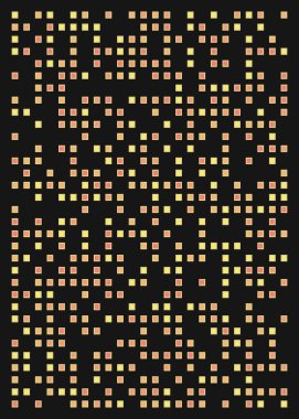 Ofset Quad üretken sanat arkaplan çizimi