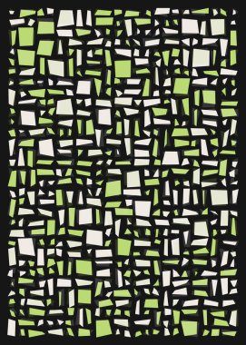 Ofset Quad üretken sanat arkaplan çizimi