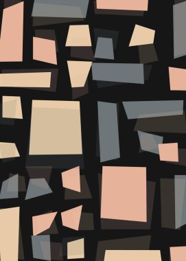 Ofset Quad üretken sanat arkaplan çizimi