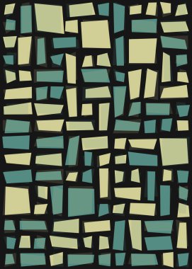 Ofset Quad üretken sanat arkaplan çizimi