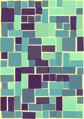 Ofset Quad üretken sanat arkaplan çizimi