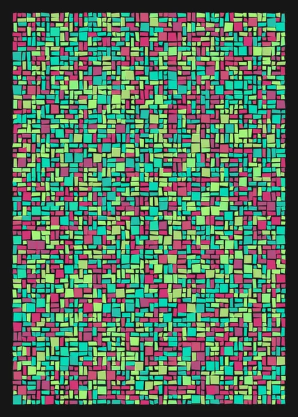 Ofset Quad üretken sanat arkaplan çizimi
