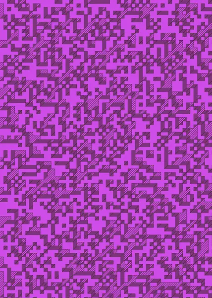 Edward Zajec 'in 1971' deki Il Cubo 'sunun uygulanması. Esasen 8 taştan oluşan bir Truchet fayans seti ve yerleştirme sanatı illüstrasyonu için kurallar