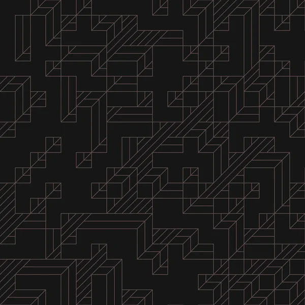 Edward Zajec 'in 1971' deki Il Cubo 'sunun uygulanması. Esasen 8 taştan oluşan bir Truchet fayans seti ve yerleştirme sanatı illüstrasyonu için kurallar