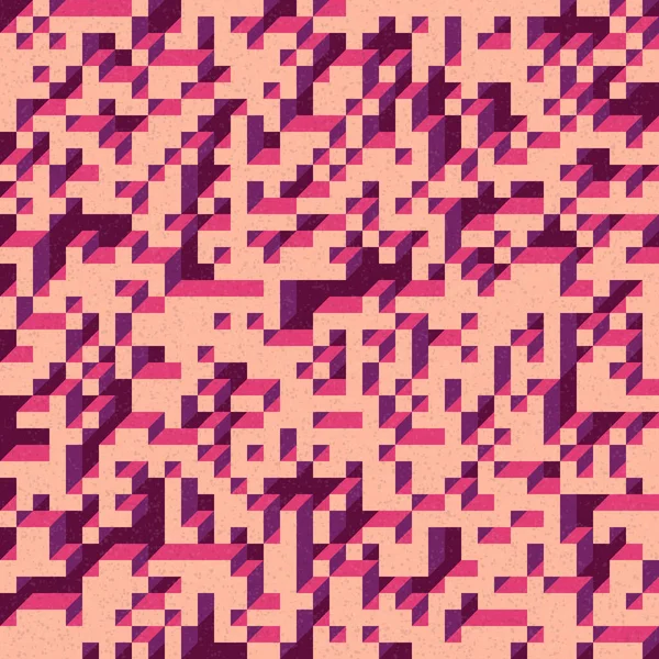 Edward Zajec 'in 1971' deki Il Cubo 'sunun uygulanması. Esasen 8 taştan oluşan bir Truchet fayans seti ve yerleştirme sanatı illüstrasyonu için kurallar