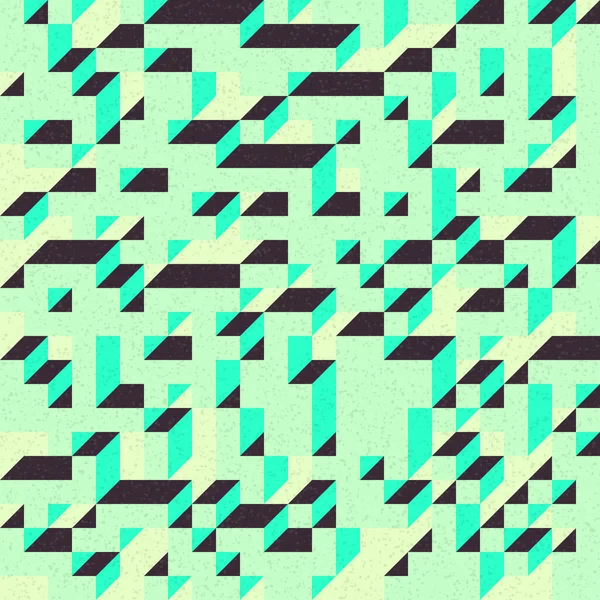 Edward Zajec 'in 1971' deki Il Cubo 'sunun uygulanması. Esasen 8 taştan oluşan bir Truchet fayans seti ve yerleştirme sanatı illüstrasyonu için kurallar