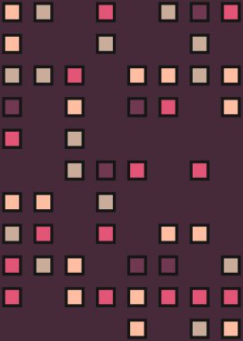 Ofset Quad üretken sanat arkaplan çizimi