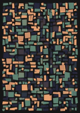 Ofset Quad üretken sanat arkaplan çizimi