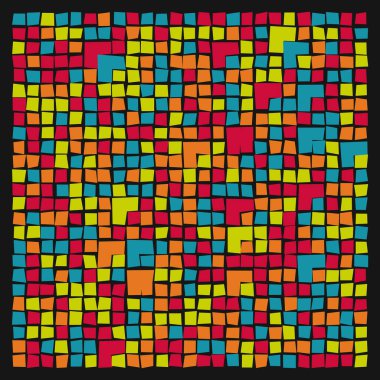 Ofset Quad üretken sanat arkaplan çizimi