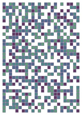 Ofset Quad üretken sanat arkaplan çizimi