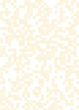 Edward Zajec 'in 1971' deki Il Cubo 'sunun uygulanması. Esasen 8 taştan oluşan bir Truchet fayans seti ve yerleştirme sanatı illüstrasyonu için kurallar