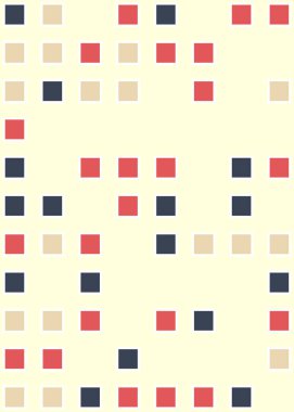 Ofset Quad üretken sanat arkaplan çizimi