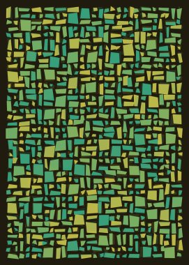 Ofset Quad üretken sanat arkaplan çizimi