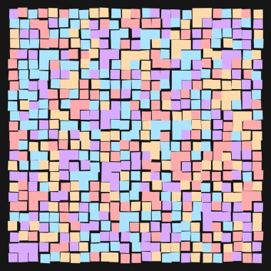 Ofset Quad üretken sanat arkaplan çizimi