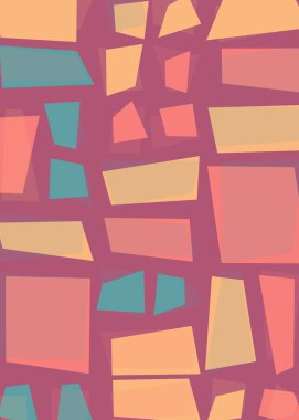 Ofset Quad üretken sanat arkaplan çizimi