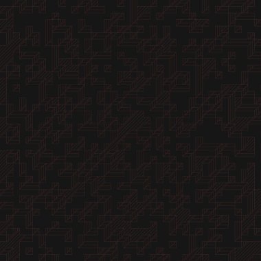 Edward Zajec 'in 1971' deki Il Cubo 'sunun uygulanması. Esasen 8 taştan oluşan bir Truchet fayans seti ve yerleştirme sanatı illüstrasyonu için kurallar