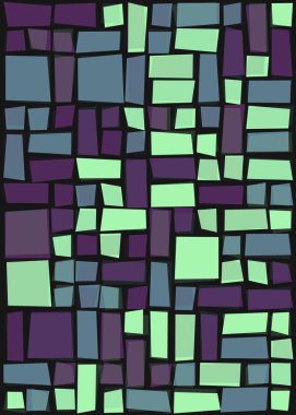 Ofset Quad üretken sanat arkaplan çizimi