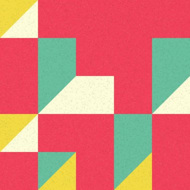 Edward Zajec 'in 1971' deki Il Cubo 'sunun uygulanması. Esasen 8 taştan oluşan bir Truchet fayans seti ve yerleştirme sanatı illüstrasyonu için kurallar