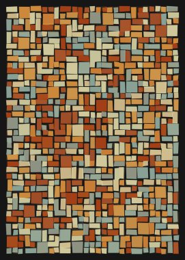 Ofset Quad üretken sanat arkaplan çizimi