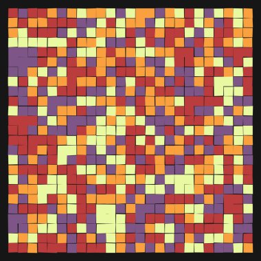 Ofset Quad üretken sanat arkaplan çizimi