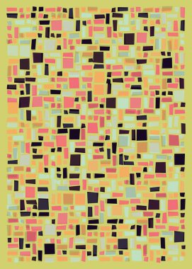 Ofset Quad üretken sanat arkaplan çizimi