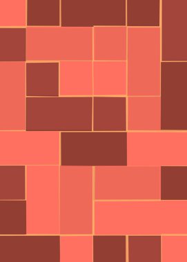 Ofset Quad üretken sanat arkaplan çizimi