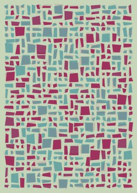 Ofset Quad üretken sanat arkaplan çizimi