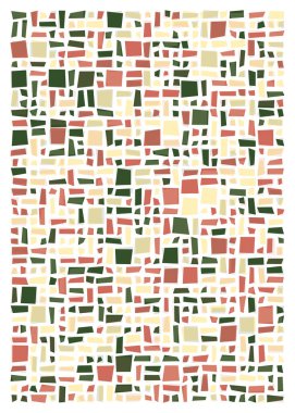 Ofset Quad üretken sanat arkaplan çizimi