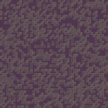 Edward Zajec 'in 1971' deki Il Cubo 'sunun uygulanması. Esasen 8 taştan oluşan bir Truchet fayans seti ve yerleştirme sanatı illüstrasyonu için kurallar