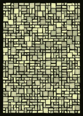 Ofset Quad üretken sanat arkaplan çizimi