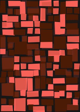 Ofset Quad üretken sanat arkaplan çizimi