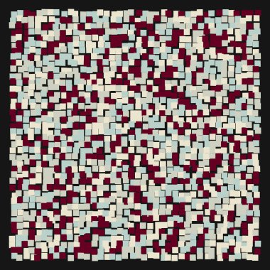 Ofset Quad üretken sanat arkaplan çizimi