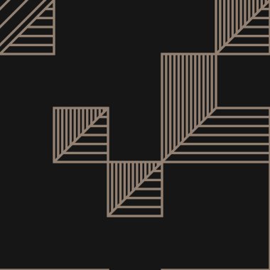 Edward Zajec 'in 1971' deki Il Cubo 'sunun uygulanması. Esasen 8 taştan oluşan bir Truchet fayans seti ve yerleştirme sanatı illüstrasyonu için kurallar