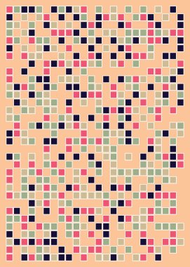 Ofset Quad üretken sanat arkaplan çizimi