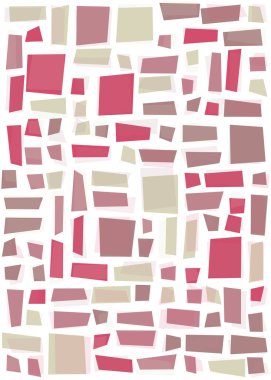 Ofset Quad üretken sanat arkaplan çizimi