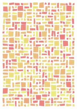 Ofset Quad üretken sanat arkaplan çizimi