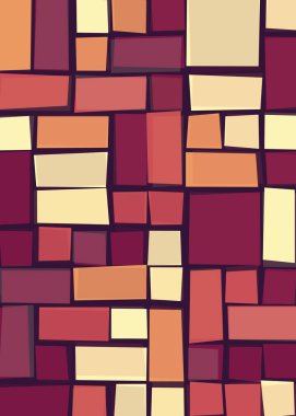 Ofset Quad üretken sanat arkaplan çizimi